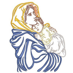 Embroidery Design Our Lady Of Comfort 30 Cm