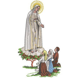 Embroidery Design Our Lady Of Fatima 26 Cm
