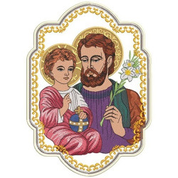 Embroidery Design St Joseph For Standards