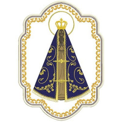 Embroidery Design Our Lady Appeared For Standards