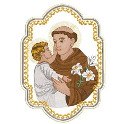 Embroidery Design St Antony For Standards