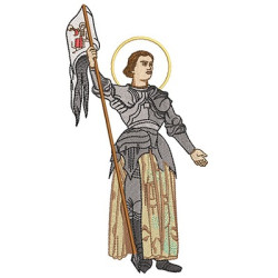 Embroidery Design Saint Joan Of Arc 18 Cm