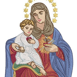 Embroidery Design Our Lady Of The Holy Sacrament