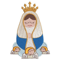 Embroidery Design Our Lady Of The Immaculate Concept 2