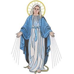 Embroidery Design Our Lady Of Grace 30 Cm