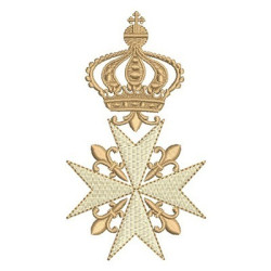 Matriz De Bordado Emblema De Malta