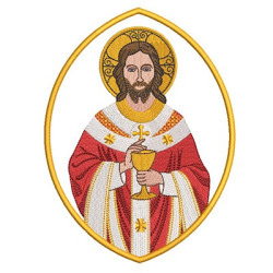 Embroidery Design Jesus Hands Holding Chalice