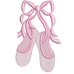 Embroidery Design Ballet Shoes 2