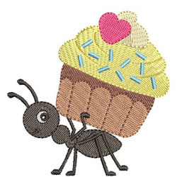 Embroidery Design Macaroons Ant Loader