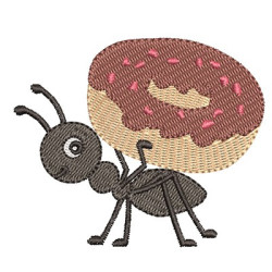 Embroidery Design Donuts Ant Loader