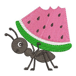 Embroidery Design Watermelon Load Ant