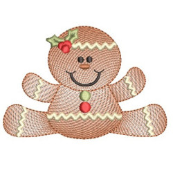 Embroidery Design Ginger Bread 12