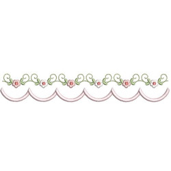 Embroidery Design Edging Cutting Floral 20