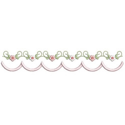 Embroidery Design Edging Cutting Floral 21