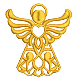 Embroidery Design Angel 7 Cm