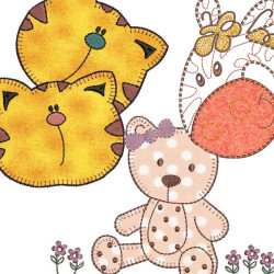 Embroidery Design Package Animals Appliqué
