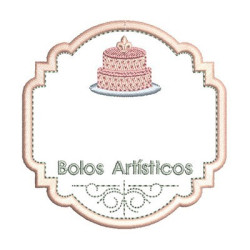 Embroidery Design Custom Frame For Cake Pt