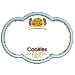 Matriz De Bordado Moldura Para Personalizar Cookies 2