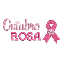 Embroidery Design October Rosa 5 Pt
