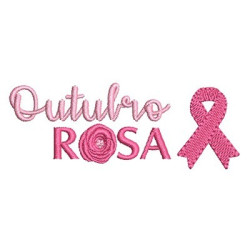Embroidery Design October Rosa 6 Pt