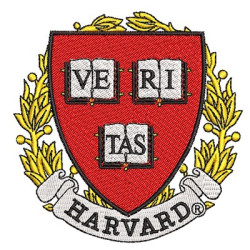 Matriz De Bordado Escudo Harvard 4