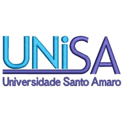 Diseño Para Bordado Unisa Universidad Santo Amaro