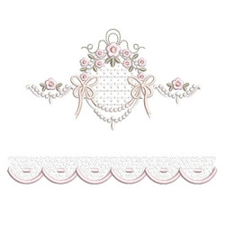 Embroidery Design Borders 18 Cm With Frame