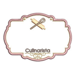 Embroidery Design Custom Frame For Culinary Pt