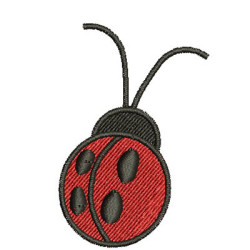 Embroidery Design Ladybirds 6 Cm