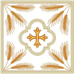 Embroidery Design Embroidered Altar Cloths Wheat 93