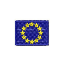 Matriz De Bordado União Européia 3 Cm