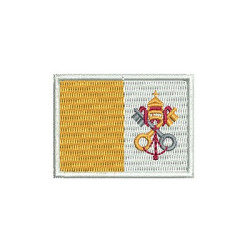 Matriz De Bordado Vaticano Bandeira