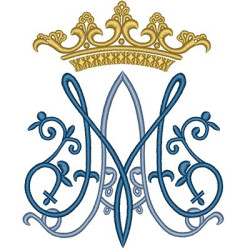 Embroidery Design Mariano Crown Combined