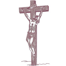 Matriz De Bordado Cristo Crucificado