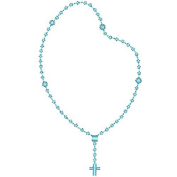 Embroidery Design  Rosary 9 Cm