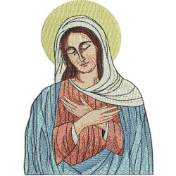 Embroidery Design Our Lady Of Silence