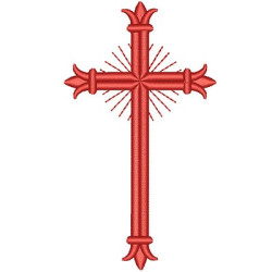 Embroidery Design Passion Of The Cross 12 Cm