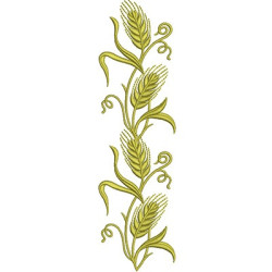 Embroidery Design Barred From Wheat To Towe