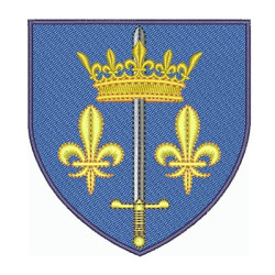 Diseño Para Bordado Escudo De Santa Joan Darc