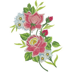 Diseño Para Bordado Rosas 19