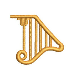 Matriz De Bordado Harpa