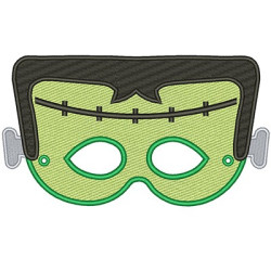 Embroidery Design Little Frankenstein Mask