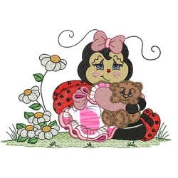 Embroidery Design Ladybird 3 Applications