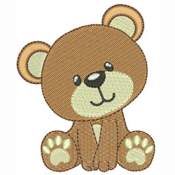 Embroidery Design Baby Bear Boy