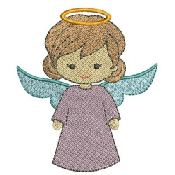 Diseño Para Bordado ángel Niña 2