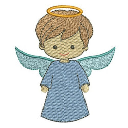 Diseño Para Bordado ángel Niño 2