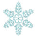 Snowflake 1 Redwork