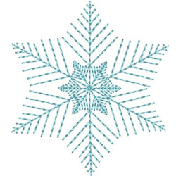 Embroidery Design Snowflake 2