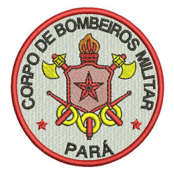 Diseño Para Bordado Bomberos Militar Pará Brasil