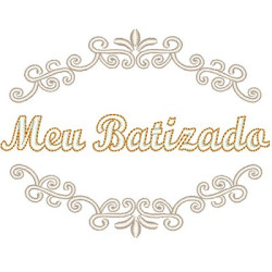 Embroidery Design Frame My Baptized 2